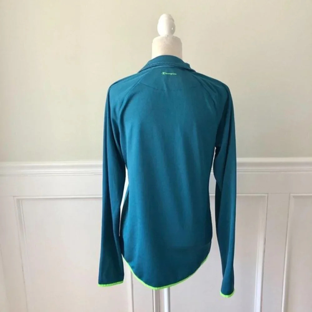 Champion Blue Half Zip Performance Jacket L - Picture 4 of 5